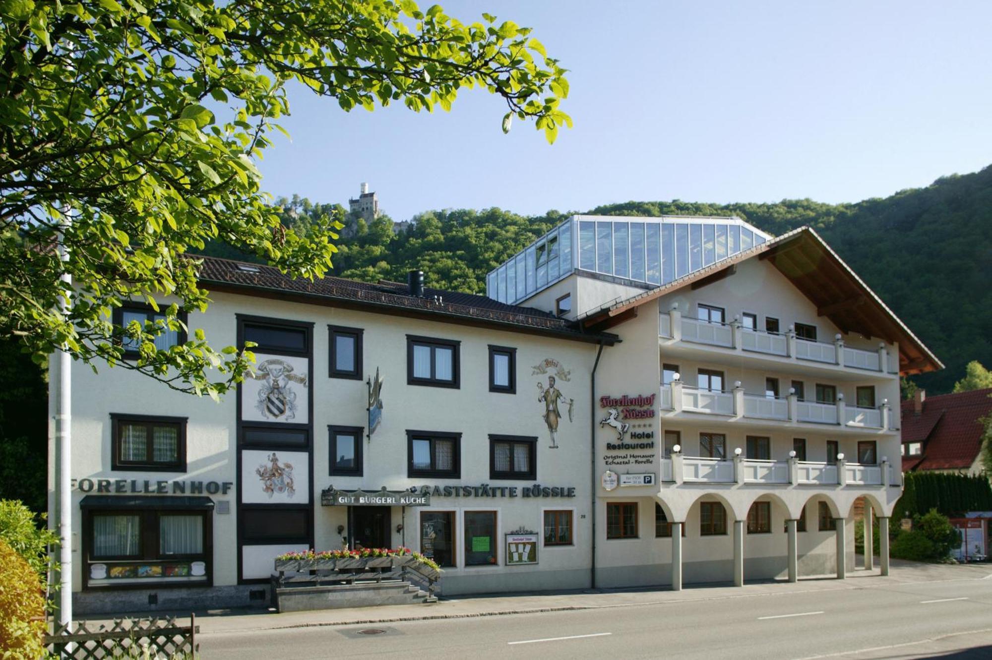 Forellenhof Roessle Hotel & Restaurant Lichtenstein  المظهر الخارجي الصورة
